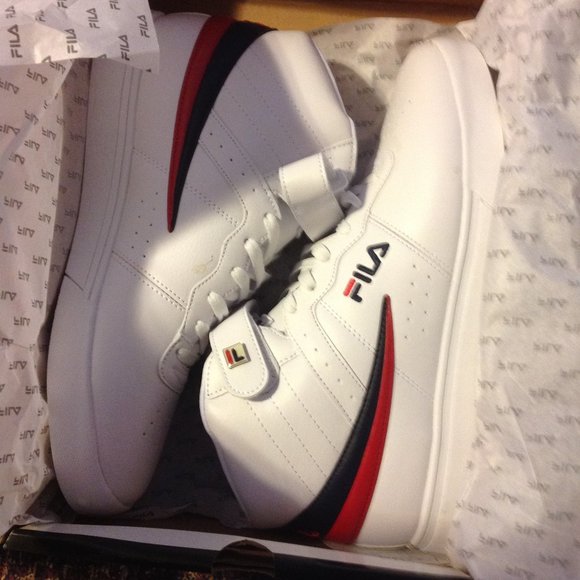 FILA VULC 13 White Mid Sneakers - 11.5 - New in Box - Picture 8 of 13